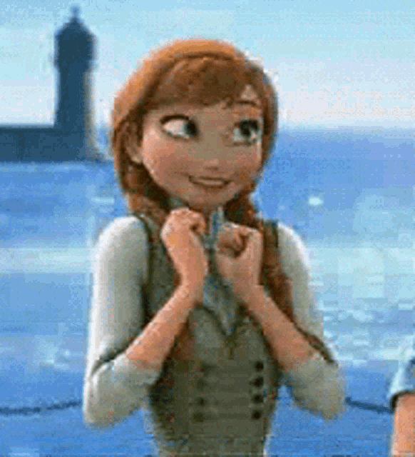 Ana Princess Frozen Animatie Gif