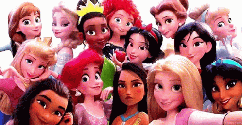 Hello There Disney Princess Animatie Gif