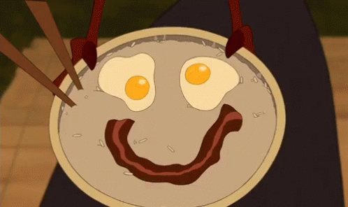 Mushu039S Breakfast Animatie Gif