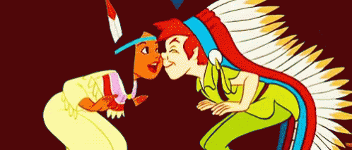 Nose To Nose Peter Pan Animatie Gif