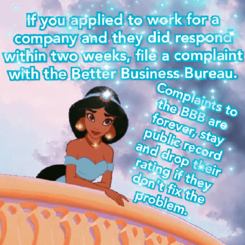 Princess Jasmine Alarm Animatie Gif