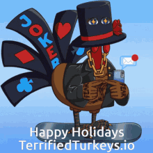 Thanksgiving Turkey Happy Holidays Animatie Gif Animatie Gif