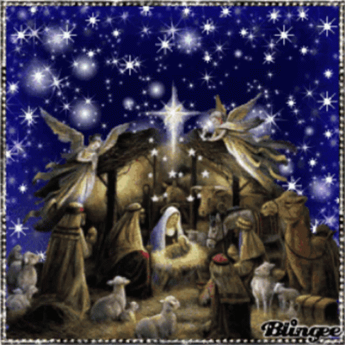 A Blessed Xmas T A Holy And Happy Xmas Animatie