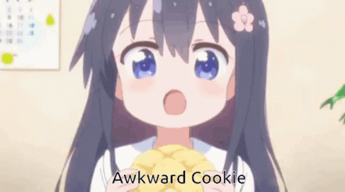Anime Ongemakkelijk Cookie Animatie Gif