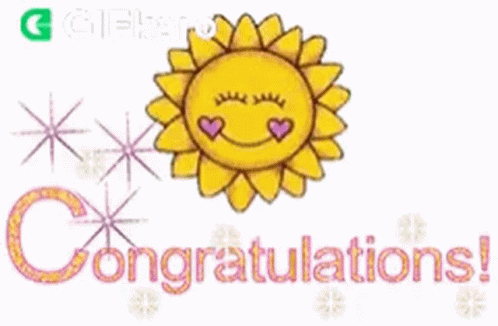 Gefeliciteerd Gifkaro Animatie Gif