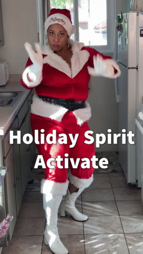 Holly Logan Santa Animatie Gif