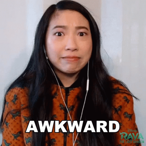 Ongemakkelijk Awkwafina Animatie Gif