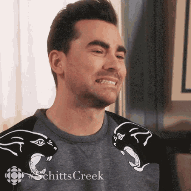 Ongemakkelijk Nodding Dan Levy Animatie Gif