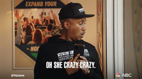 Oh She Crazy Crazy Gary Williams Animatie Gif