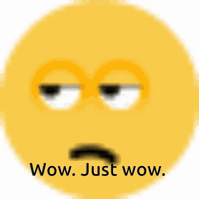 Unamused Wow Just Wow Animatie Gif