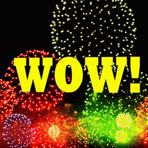 Wow Fireworks Animatie Gif
