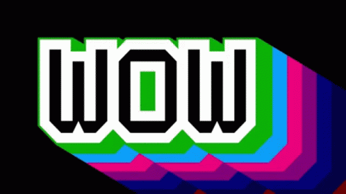 Wow Rainbow Animatie Gif