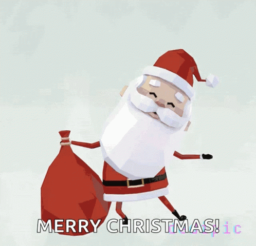 Christmas Is Coming Kerstman Animatie Gif