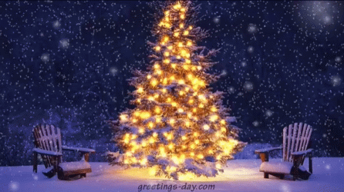 Christmas Snow Animatie Gif