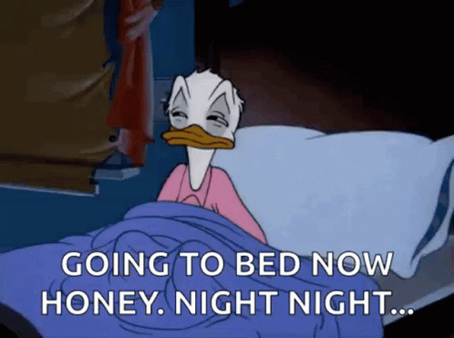 Donald Duck Sleepy Animatie Gif
