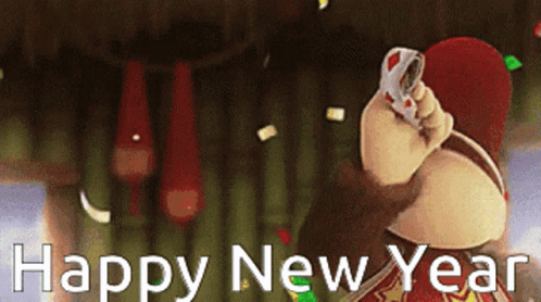 Gelukkig Nieuwjaar Celebrate Animatie Gif