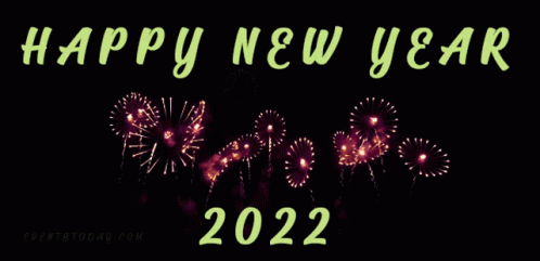 Happy New Year2022 Animatie Gif