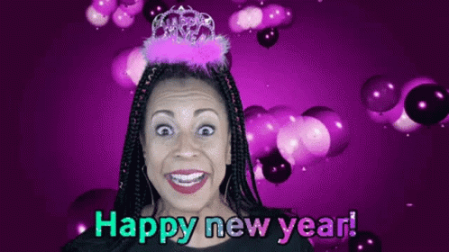 Holly Logan Gelukkig Nieuwjaar Animatie Gif